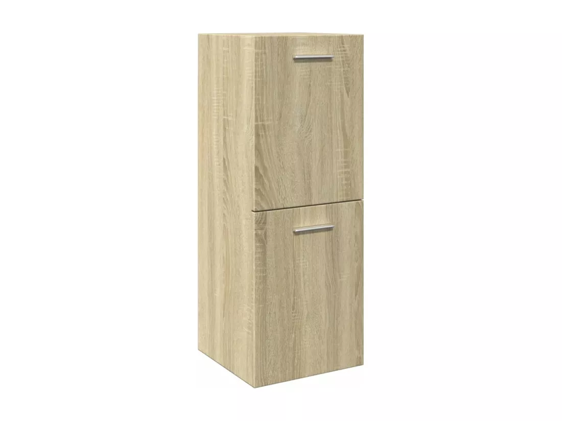 Armoire de salle de bain Chêne sonoma 30x30x80 cm Aggloméré