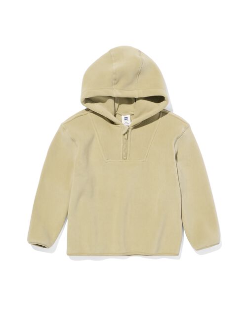 sweat à capuche enfant polaire vert