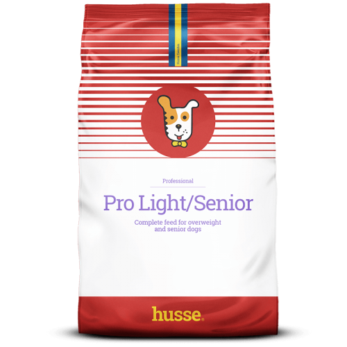 Ração Husse Pro Light/Sênior para Cães, Sabor Porco