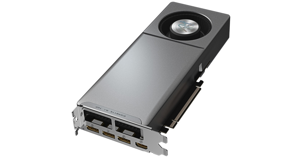 GIGABYTERadeon AI PRO R9700 AI TOP 32G grafische kaart  (Zwart, 3x DisplayPort, 1x HDMI)