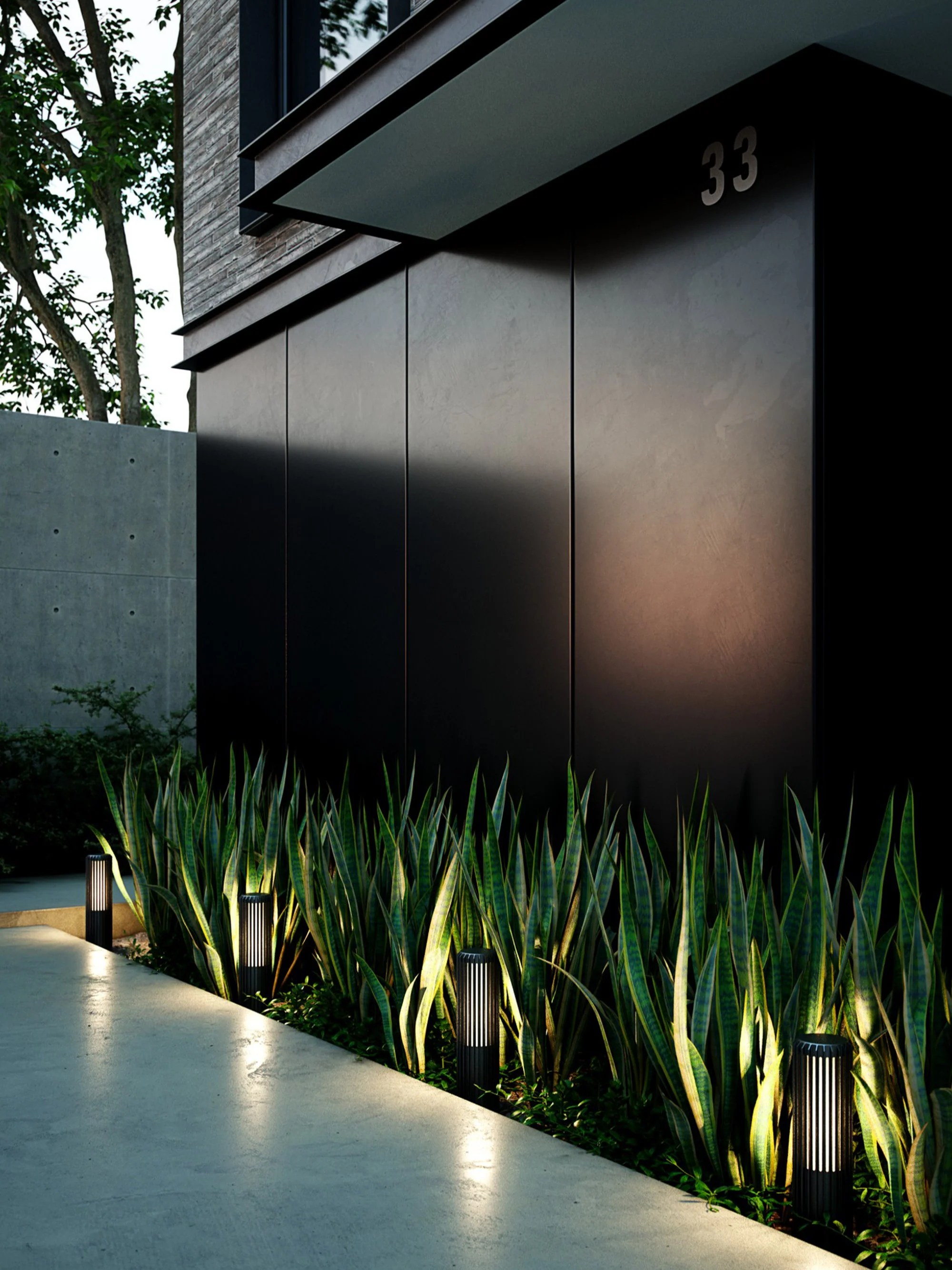 Kleine outdoor padverlichting Aludra