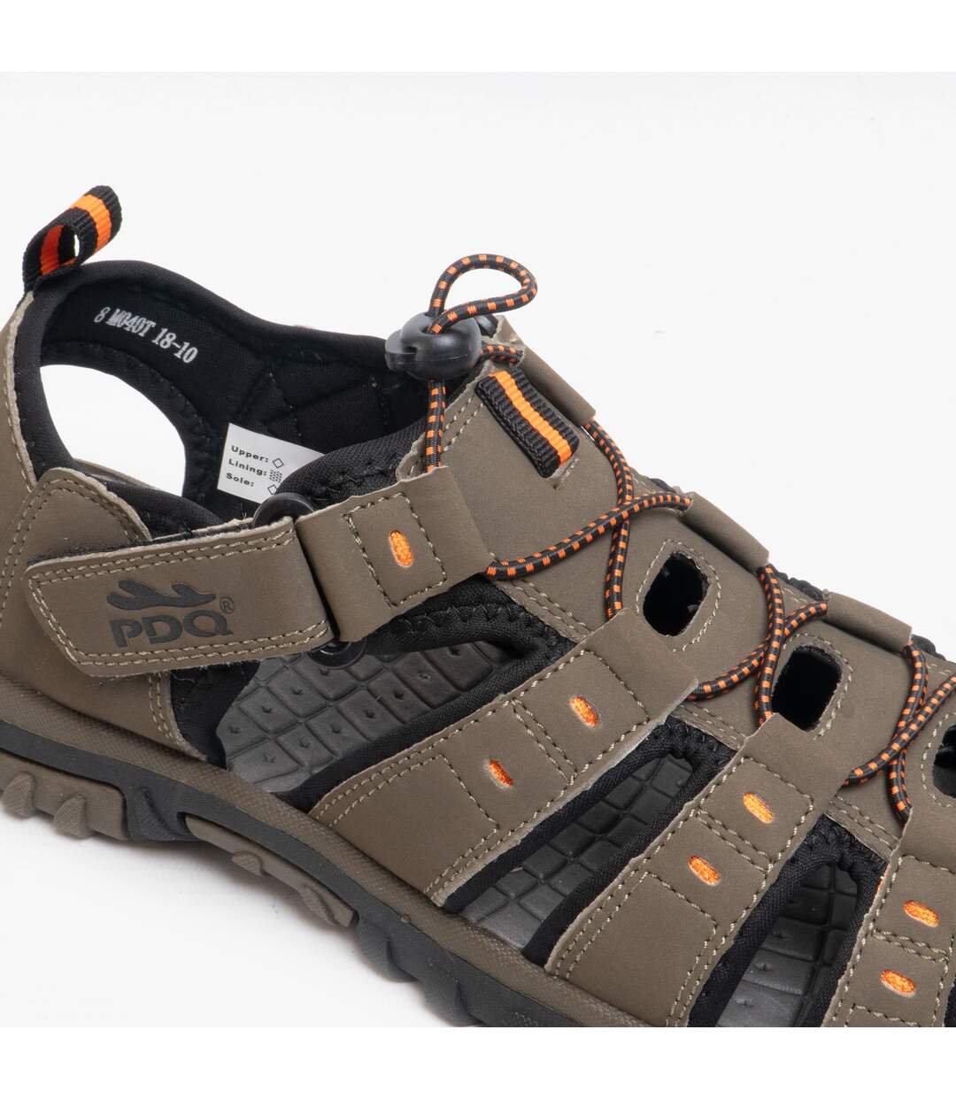 PDQ - Sandales - Homme (Taupe/Orange) - UTDF555