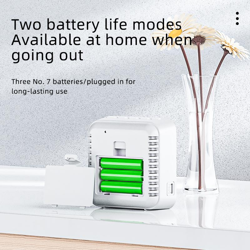 (85x85mm) Digitaler USB Wecker Nachttisch Uhr mit Dimmbarem Licht   Schlummer Funktion (Batteriebetrieben) - Schwarz