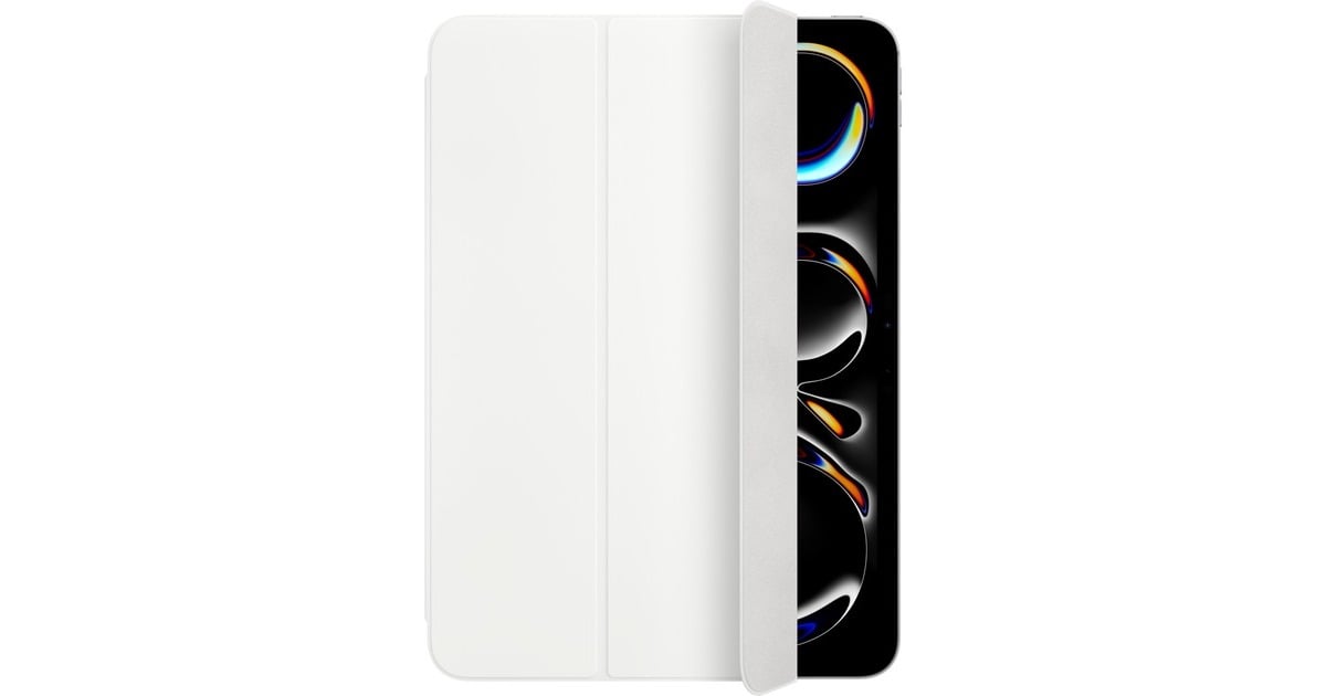 AppleSmart Folio voor 11‑inch iPad Pro (M4) - Wit tablethoes  (Wit)