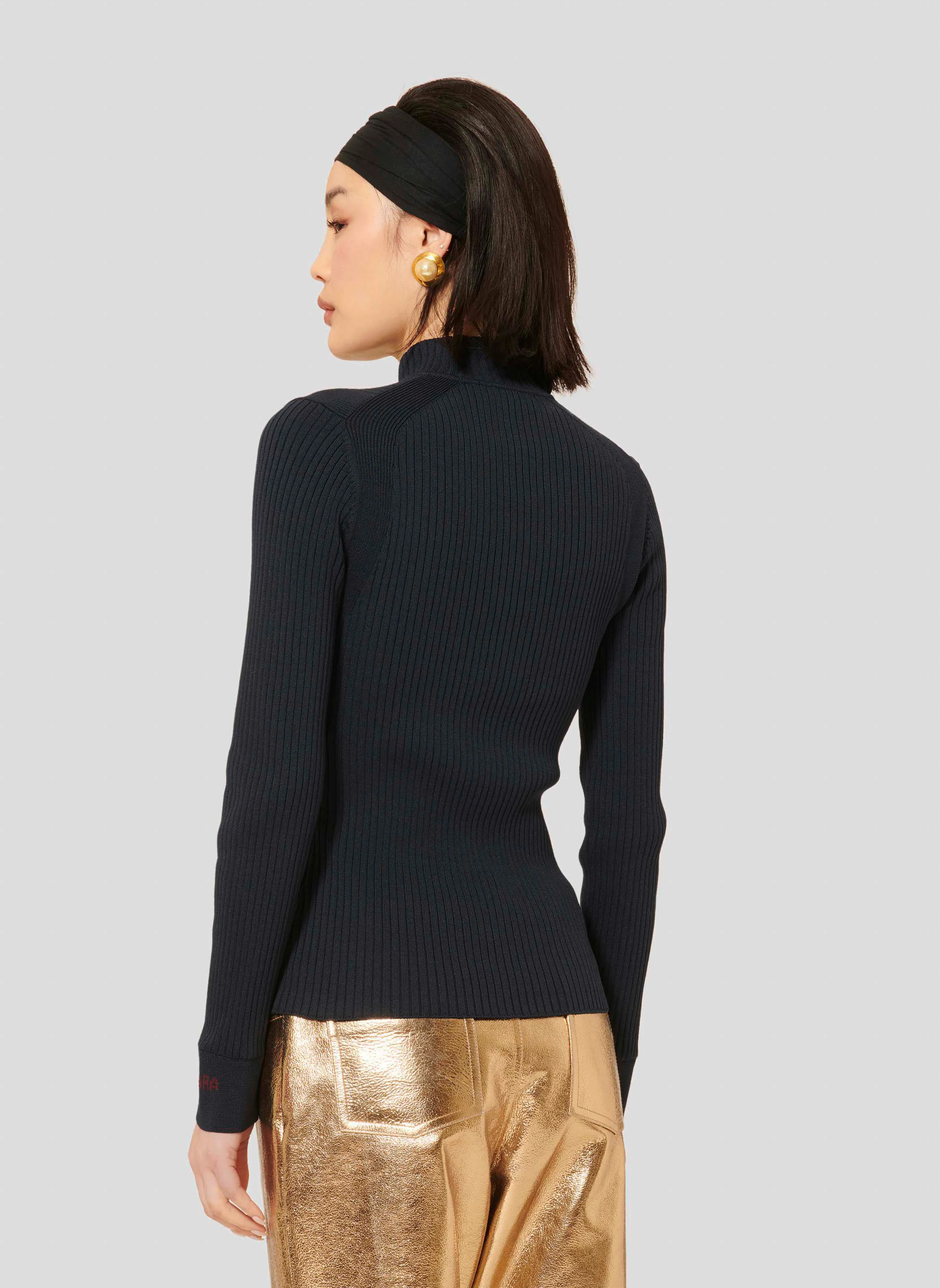 PRUDIE - Pull col rond| Bleu