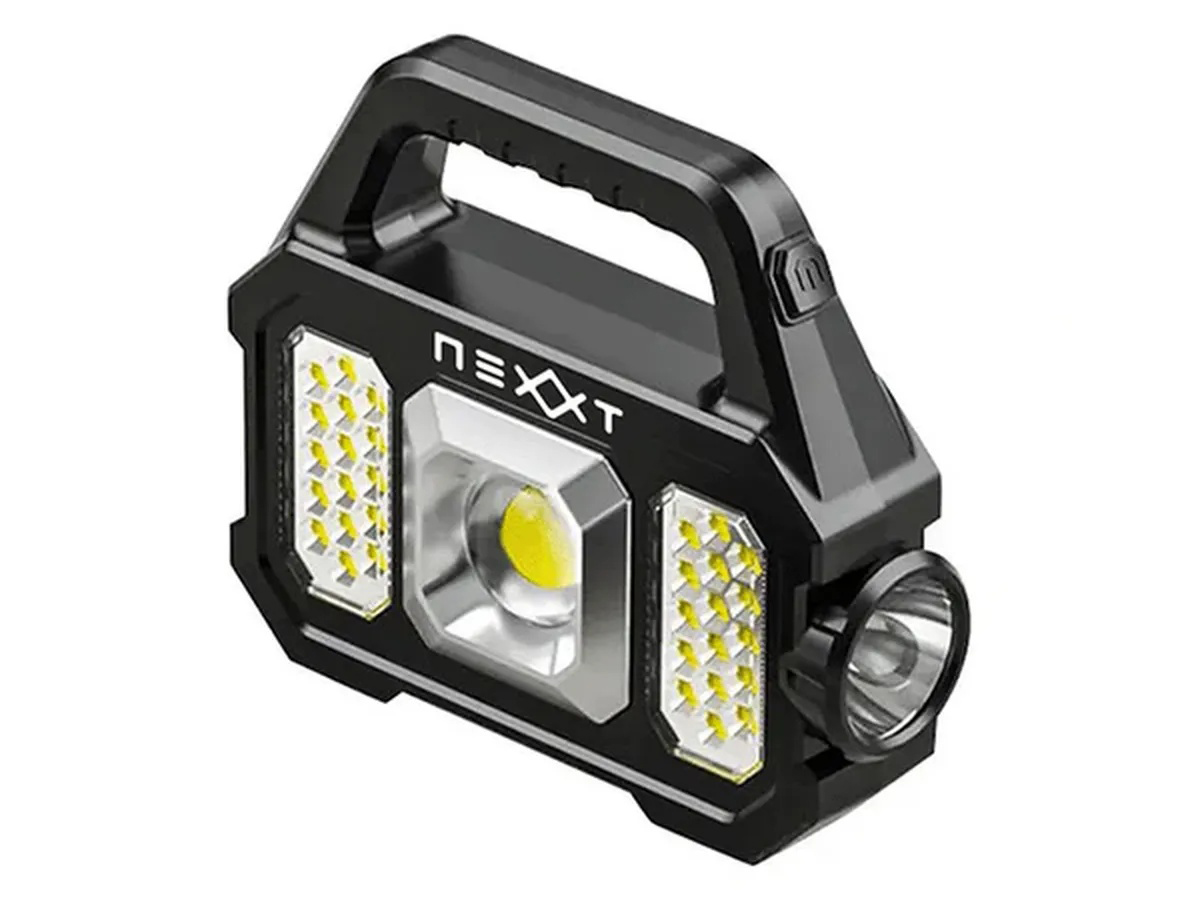 Nexxt Solar zaklamp met powerbank