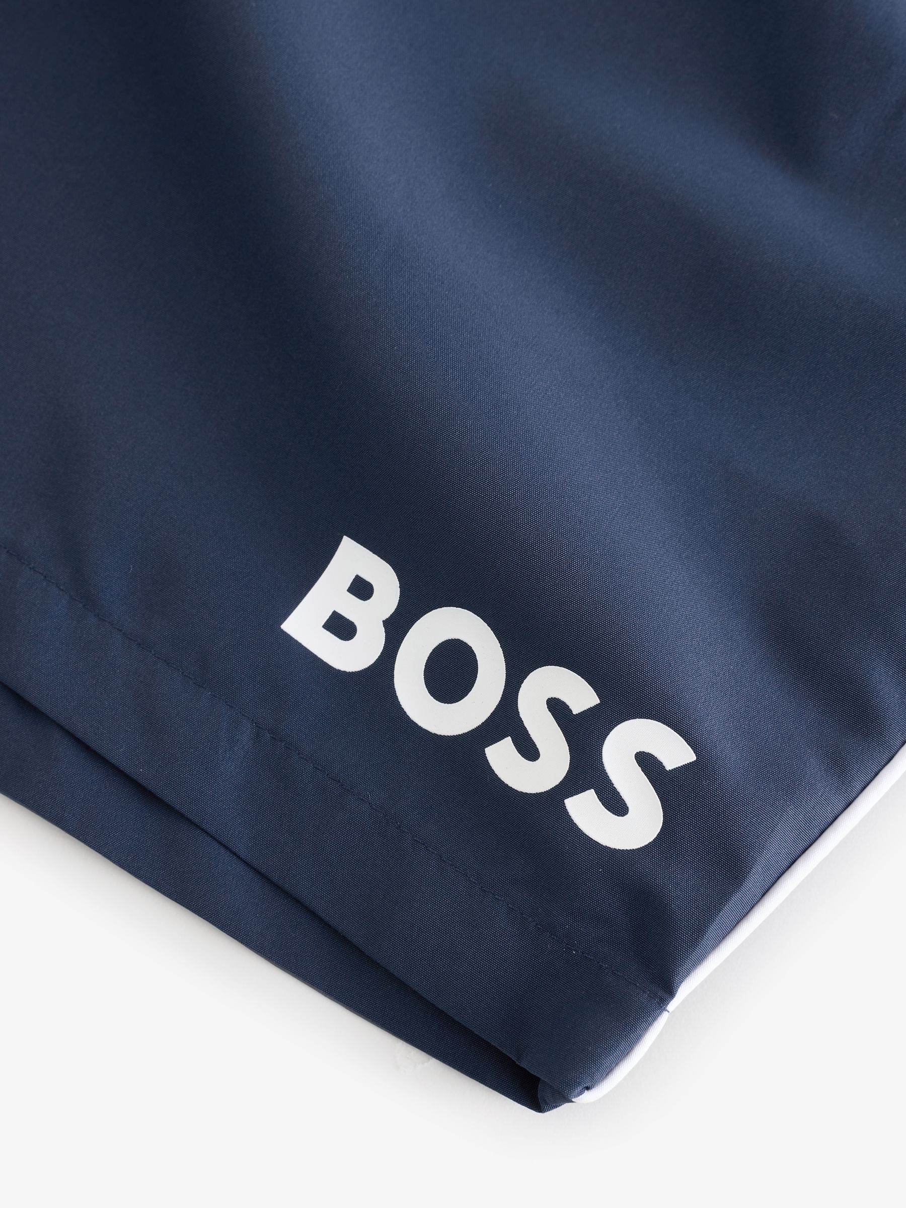 Donkerblauw - BOSS Starfish sneldrogende zwembroek
