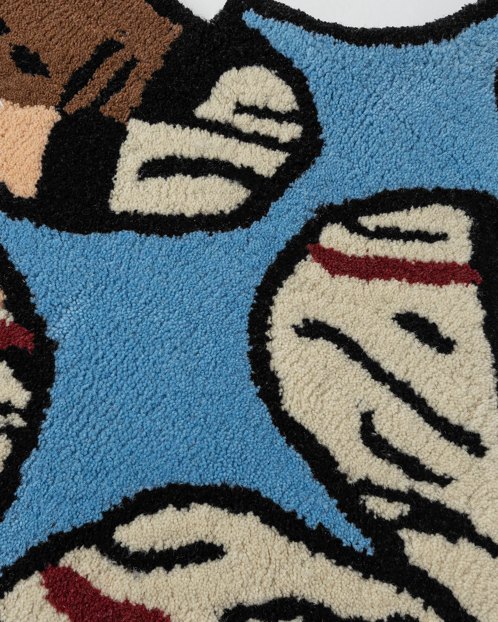 BSTN Brand Teamwork Mini Rug Handtufted by SULA