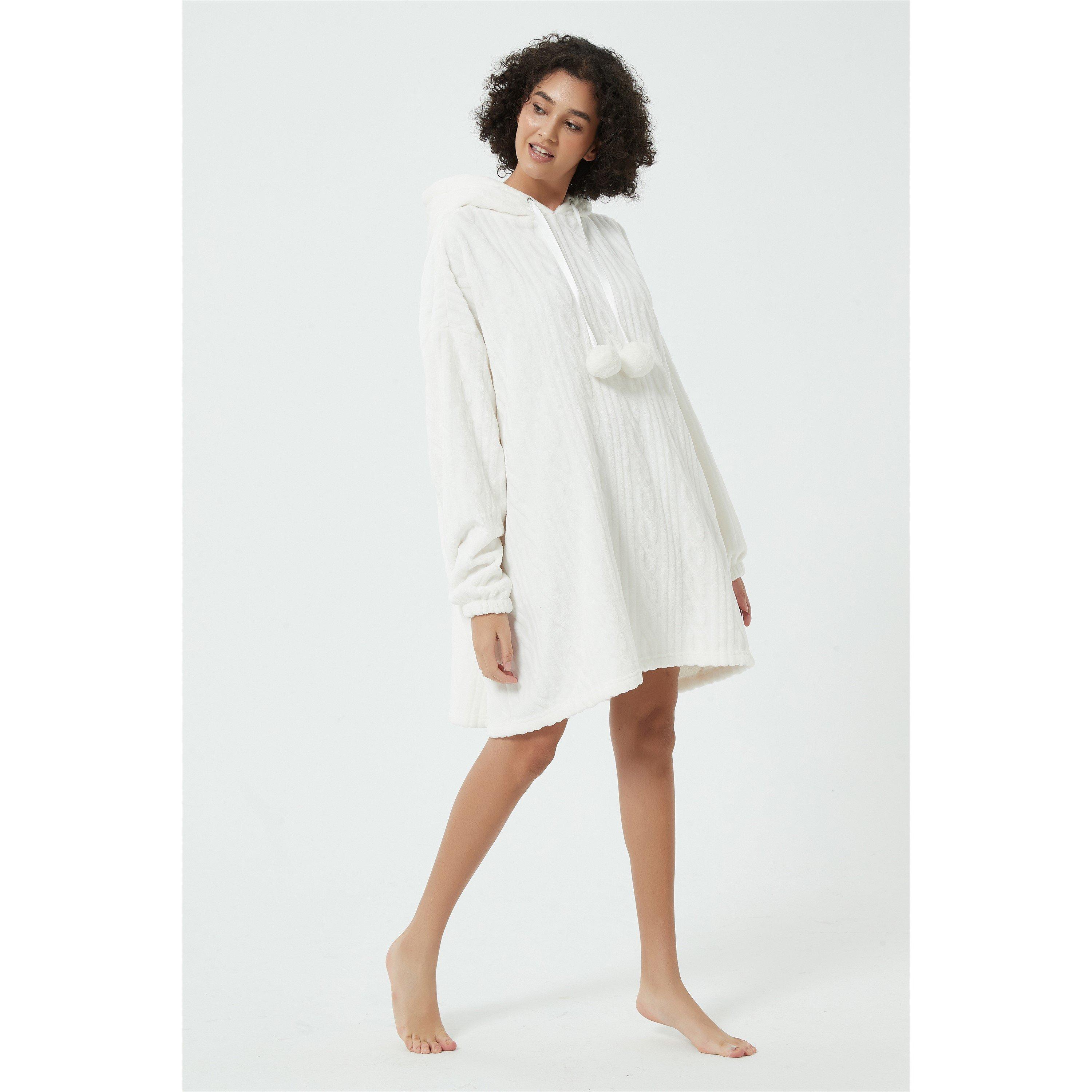 Linea Ladies Cable Snuggle Hoodie