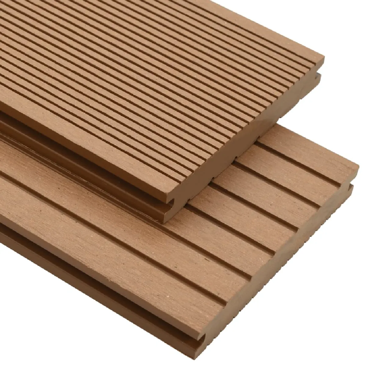 vidaXL Panneaux de terrasse WPC 20 m² Teck