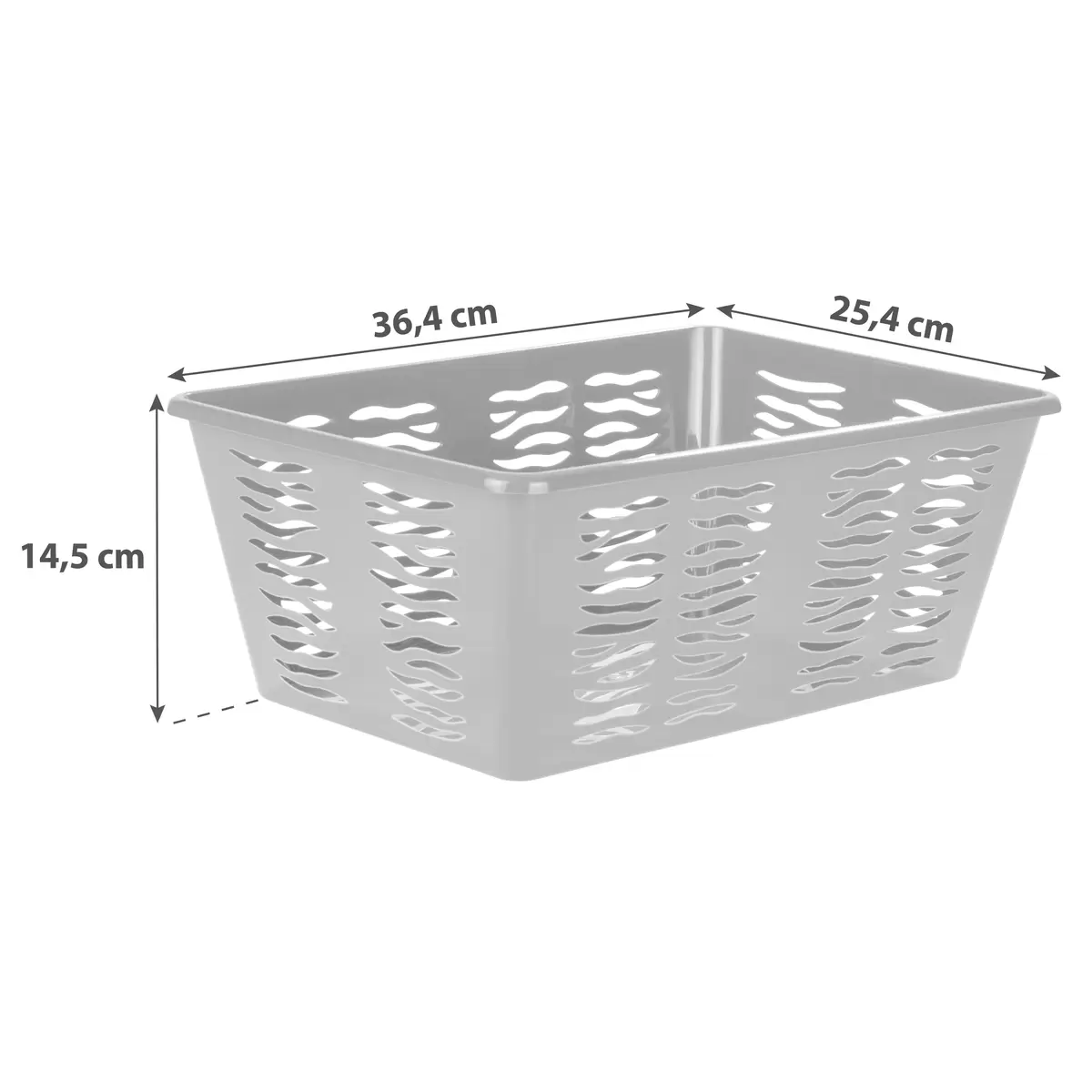 Aufbewahrungskorb Zebra L Homezone anthrazit,weiss