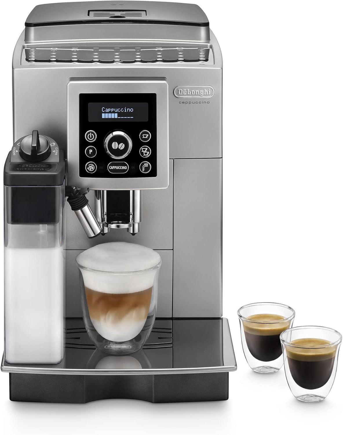 De'Longhi Magnifica Evo Machine a Café Grain ECAM292.33.SB, Machine Expresso et Cappucino, Argent [Exclusif Amazon], Cafè
