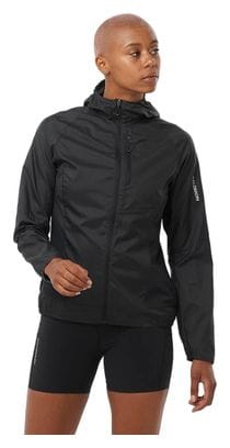 Veste coupe-vent Salomon Bonatti Cross Wind Noir Femme