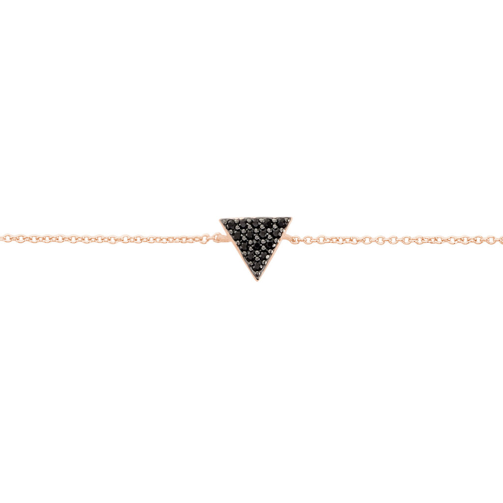 Bracelet Amellia Argent Rose Oxyde De Zirconium