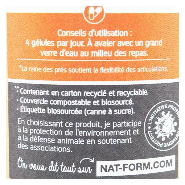 Nat & Form Eco-Friendly Organic Meadowsweet 200 cápsulas