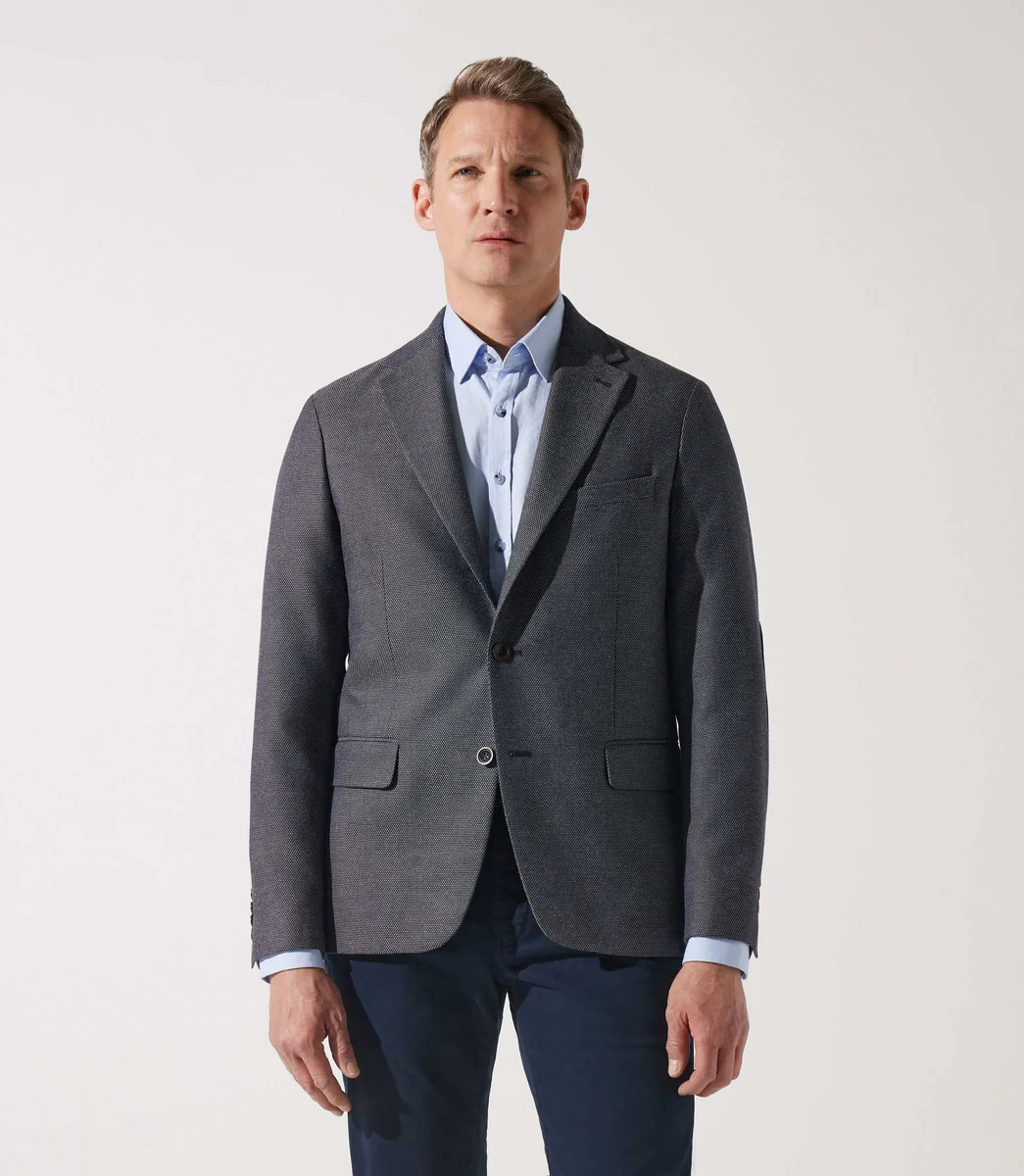 Veste casual 2 boutons marine DEYTON