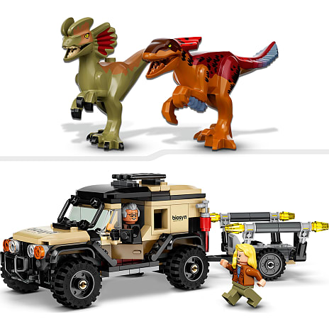 LEGO® Jurassic World Pyroraptor og dilophosaurus-transport 76951