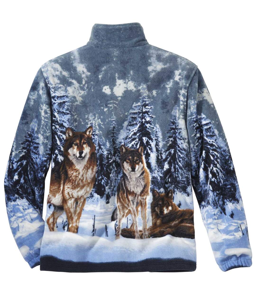 Veste Polaire Motifs Loups