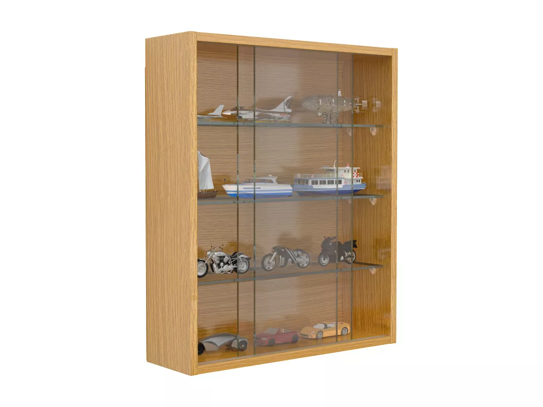 Vitrine murale suspendue en verre Drivalo M