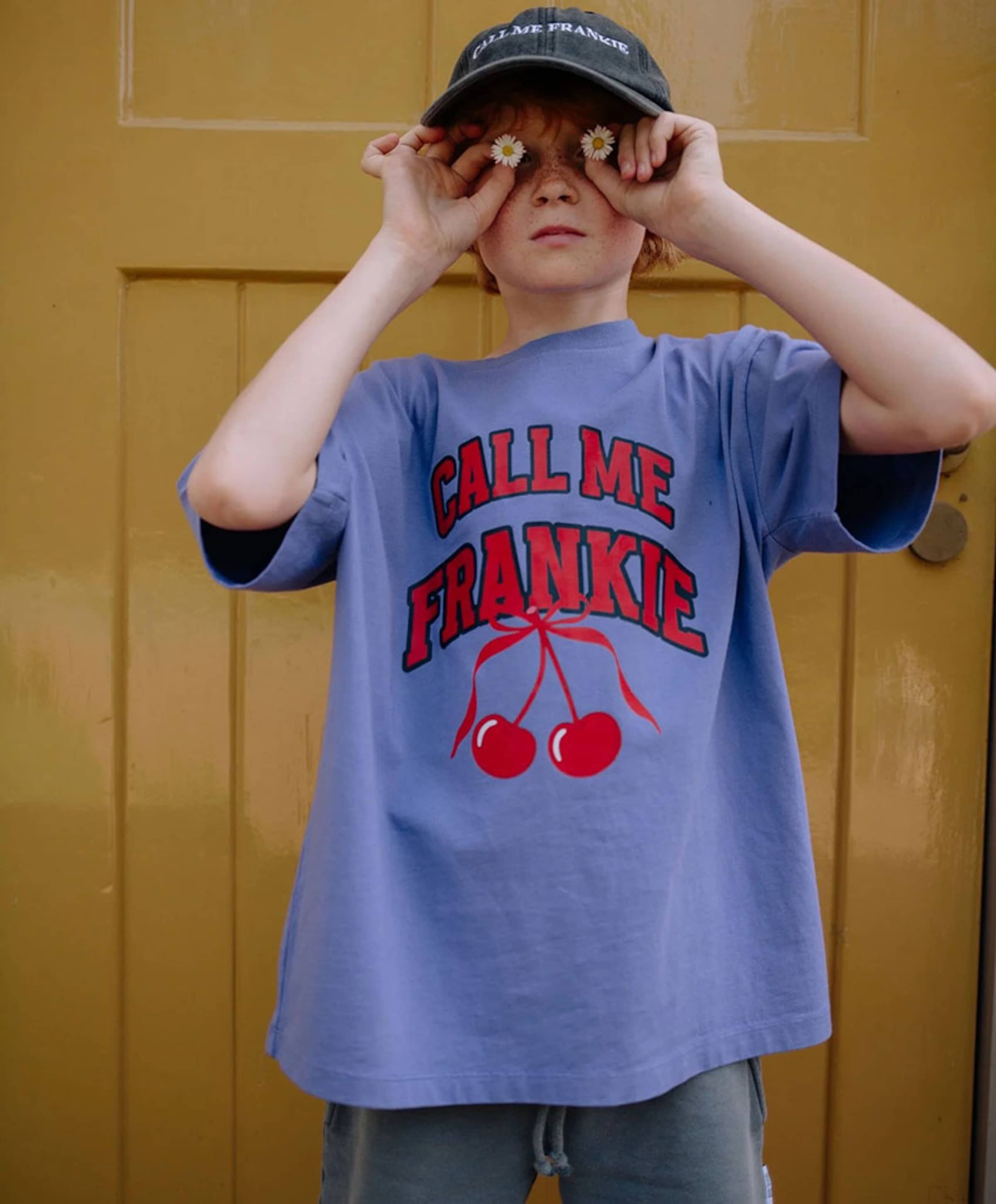 Call me Frankie Meisjes T-shirt paars