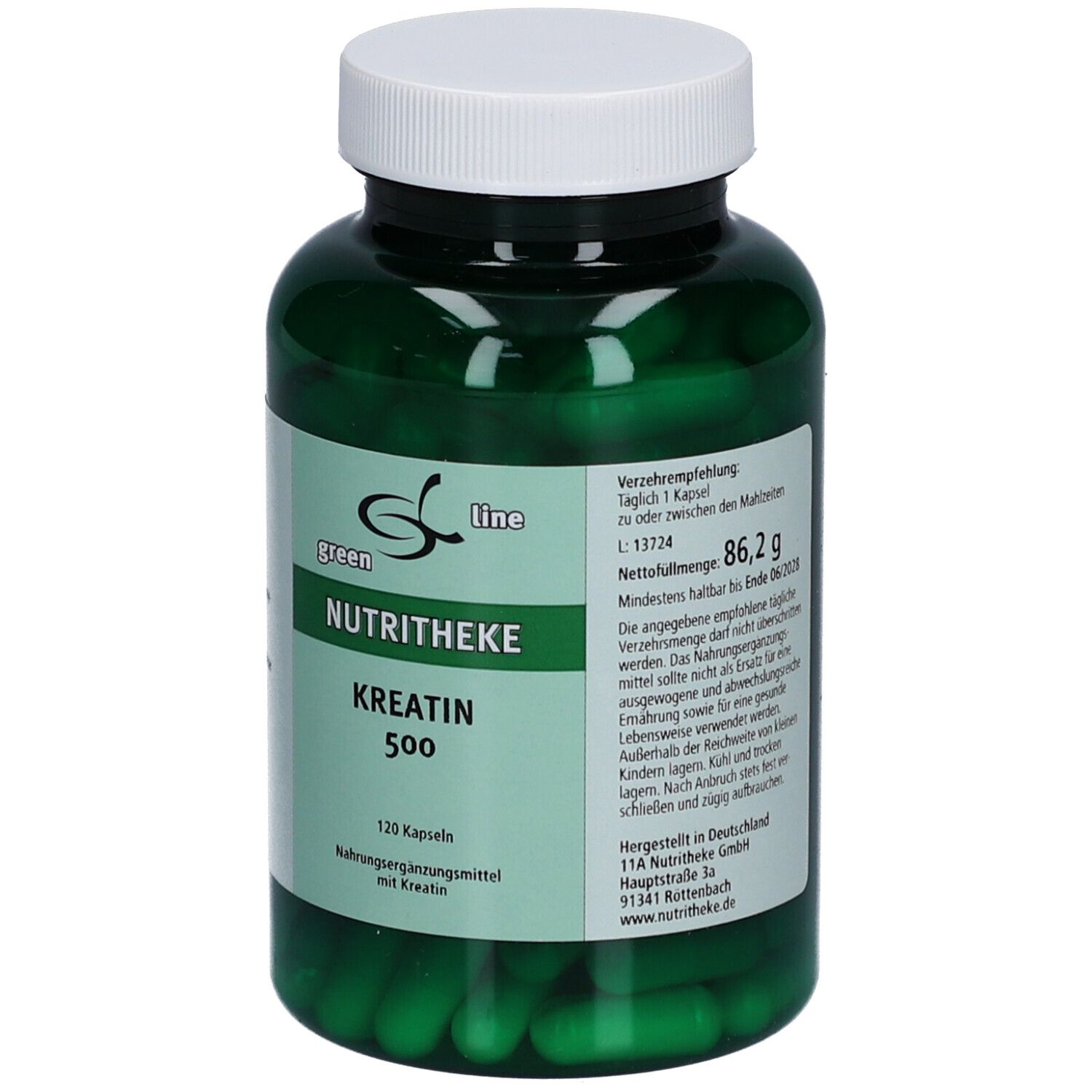 green line NUTRITHEKE Kreatin 502
