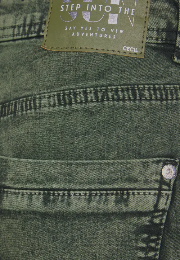 Slim Fit Color Jeans - strong khaki