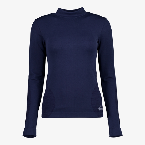Kjelvik dames thermoshirt met lange mouwen blauw