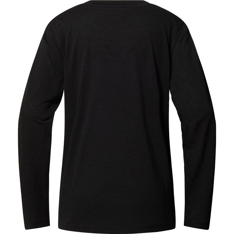 Haglöfs Kaise Wool LS Tee Women True Black