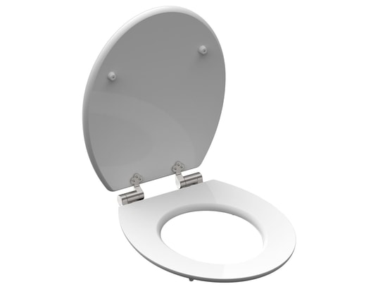 SCHUTTE - Schütte siège de toilette brillant avec fermeture en douceur...