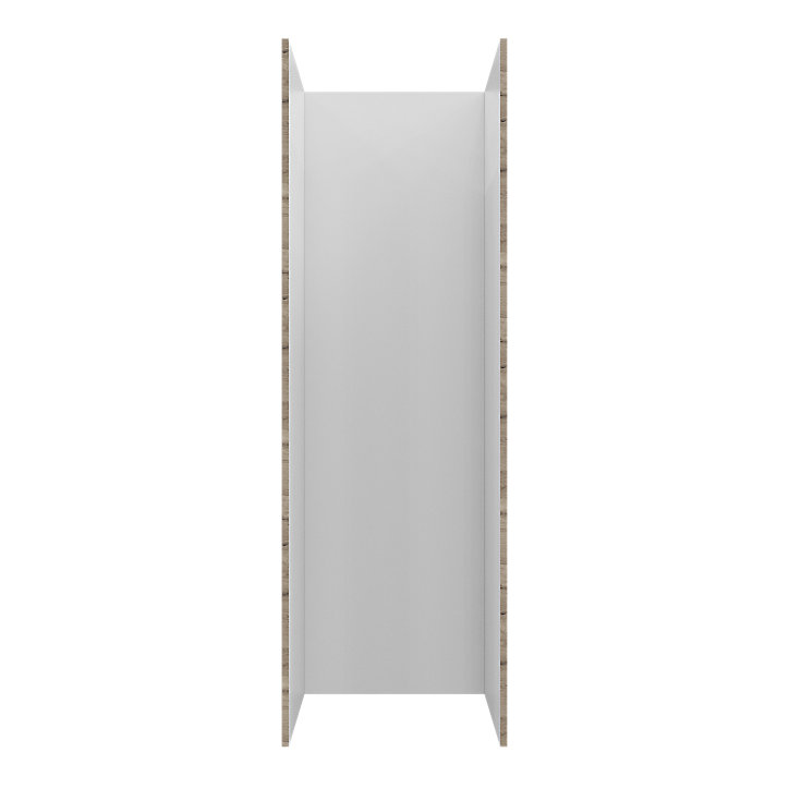 Côté de remplacement électroménager Goodhome Pachira Bois clair H. 201 cm x l. 57 cm x Ep. 18 mm