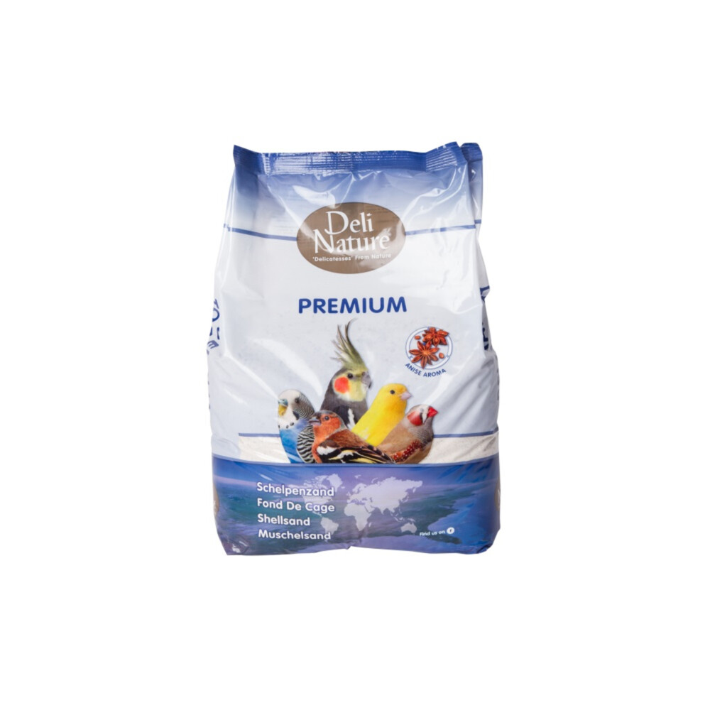 Deli Nature Schelpenzand Premium Wit5 kg