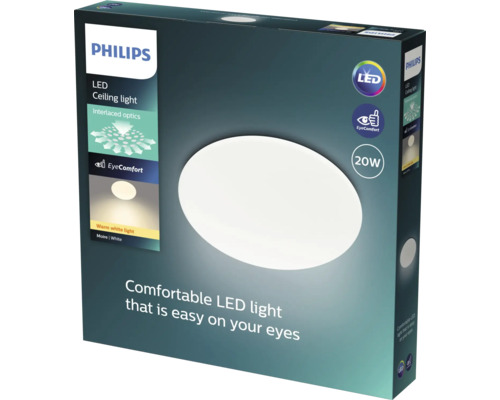 LED plafondlamp 20W 2000 lm 2700 K Ø 42,6 cm moiréwit