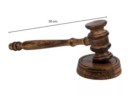 Marteau en bois marron 30