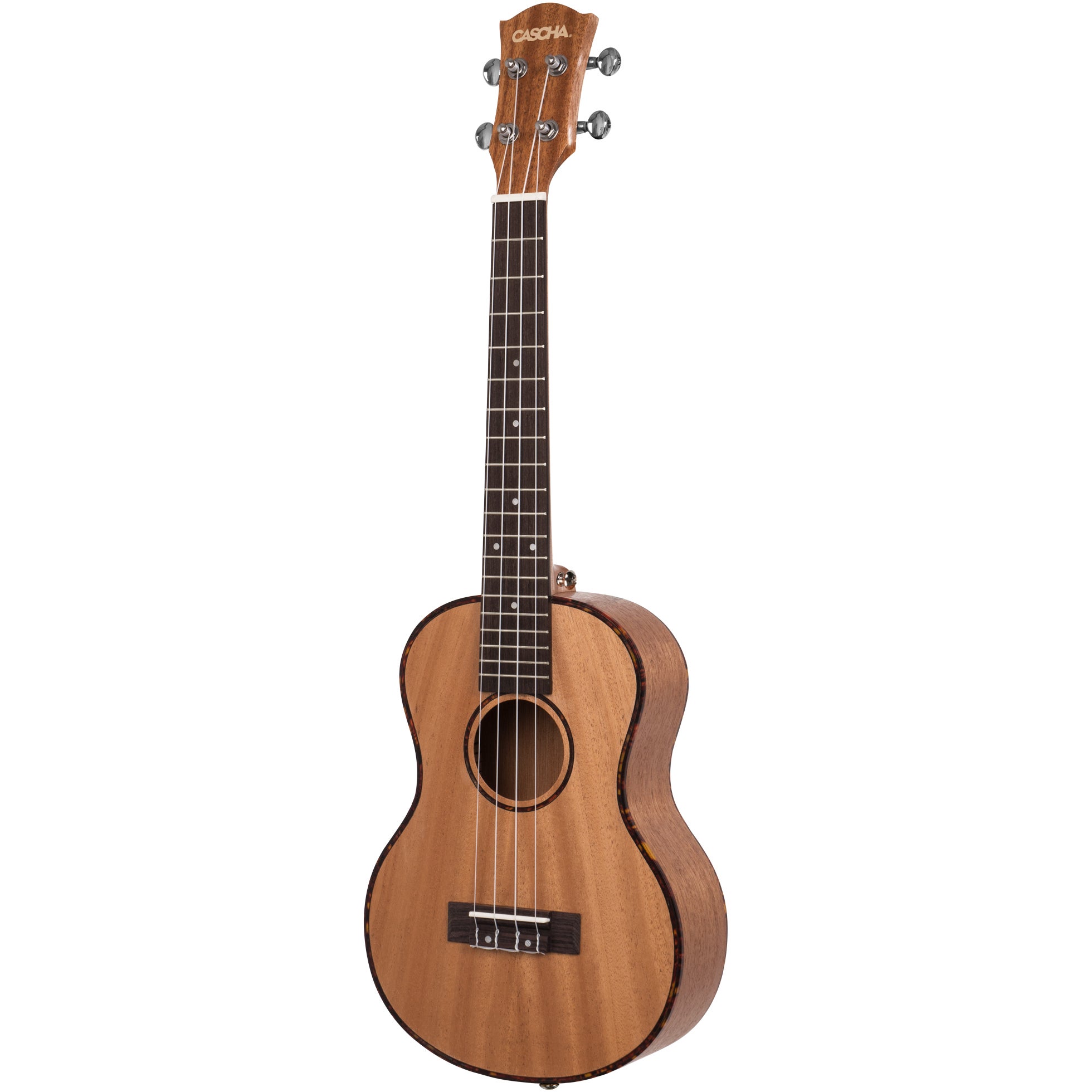 Cascha HH 2048L linkshandige premium tenor ukelele met tas en plectra