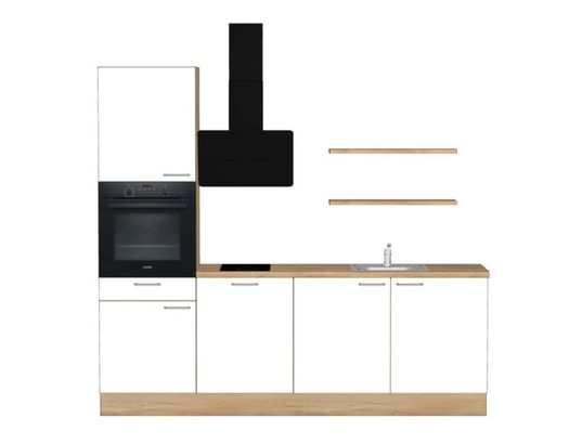CONCEPT1 - Pack Cuisine ASTUCIO 2 BLANC MAT - 240CM