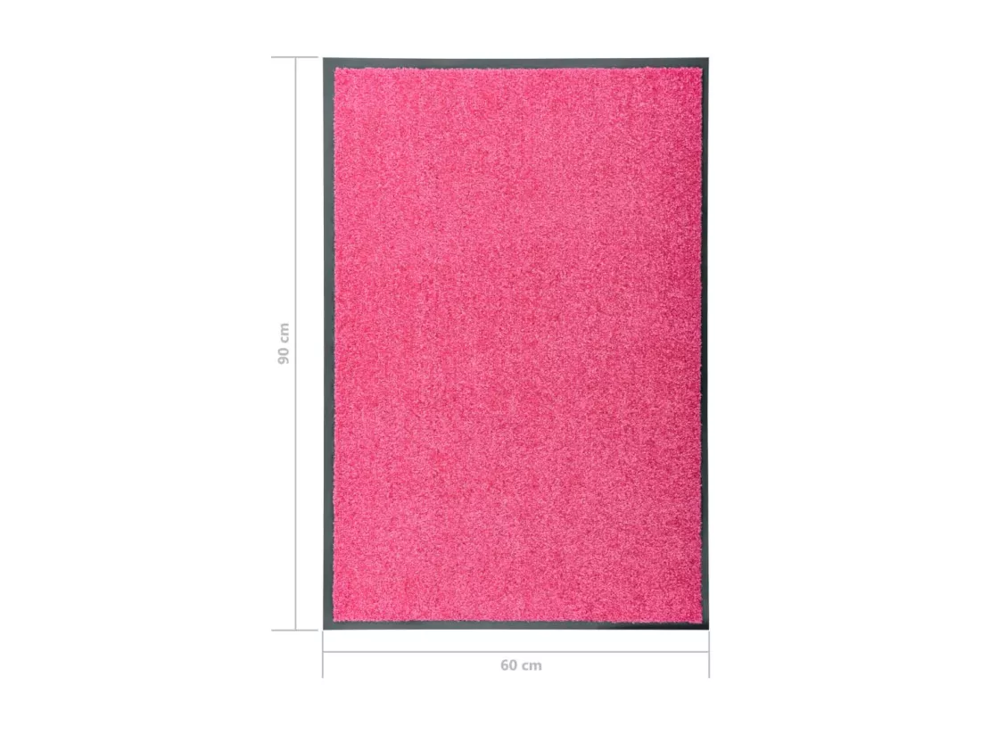 Paillasson lavable Rose 60x90 cm