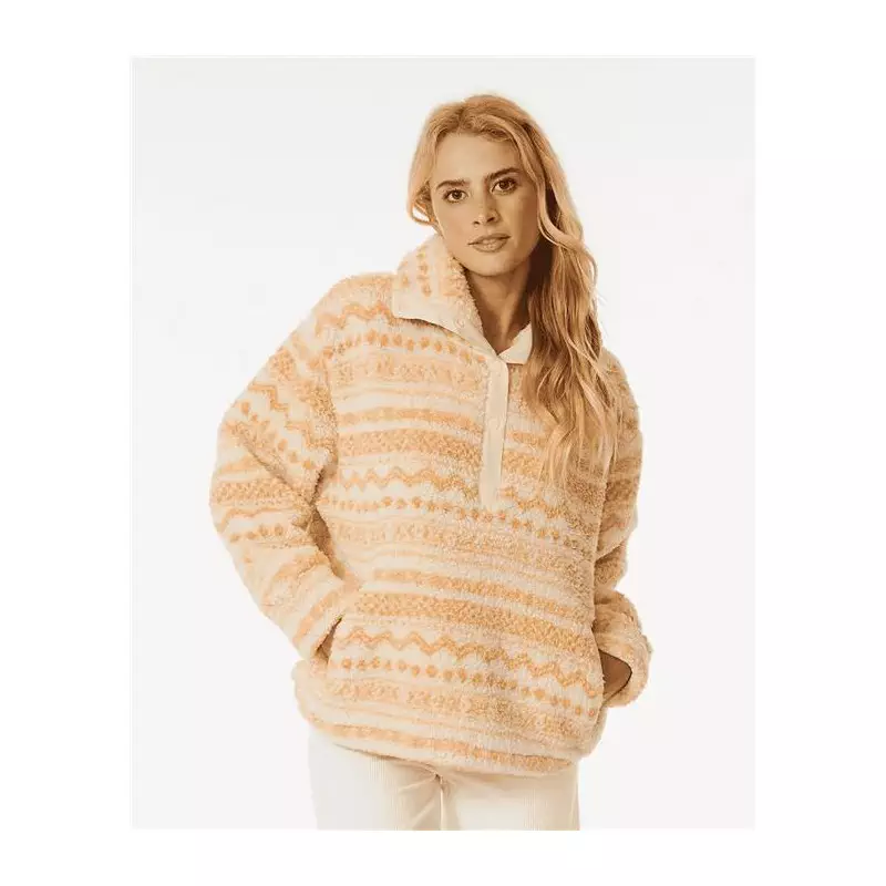 Veste femme RIPCURL La Isla Polar Fleece Off White