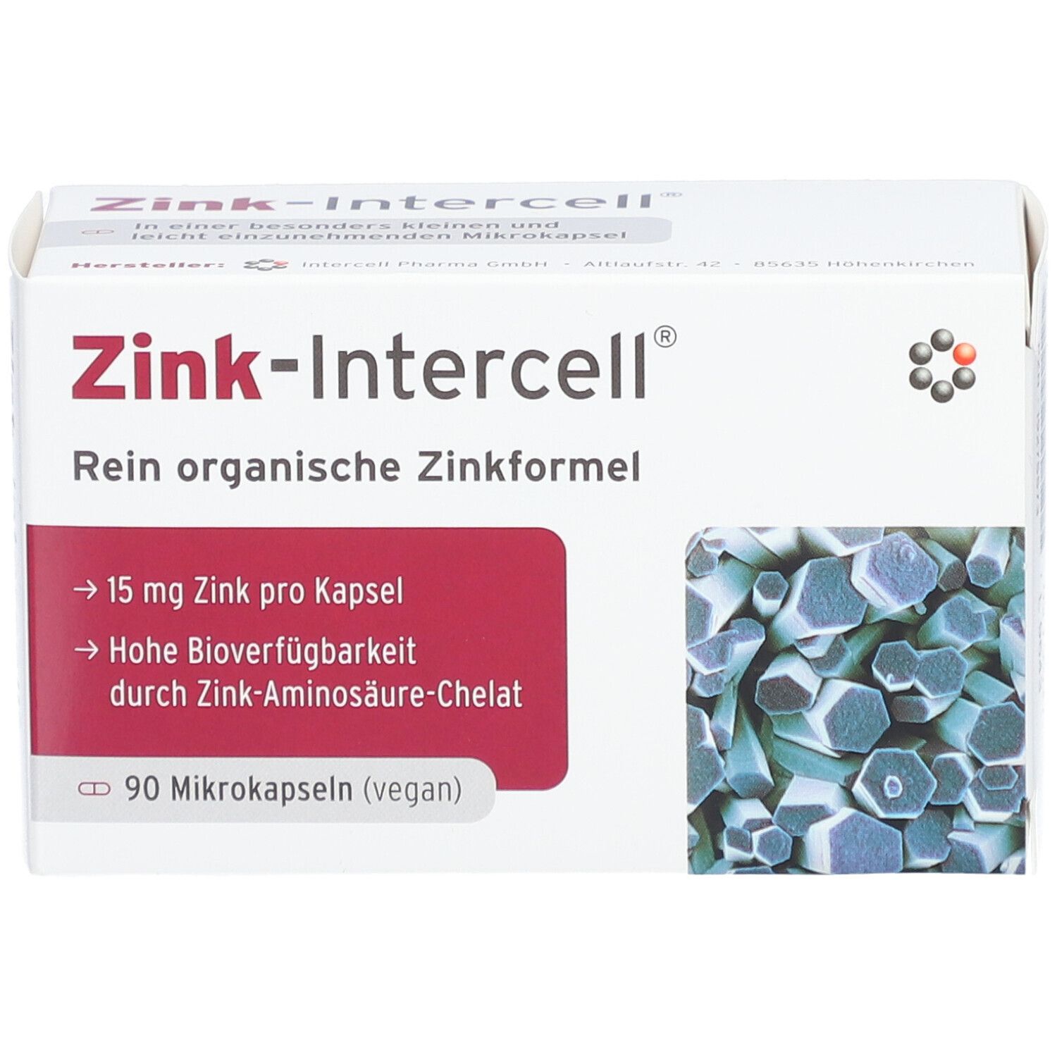 Intercell Zink 90 Kapseln