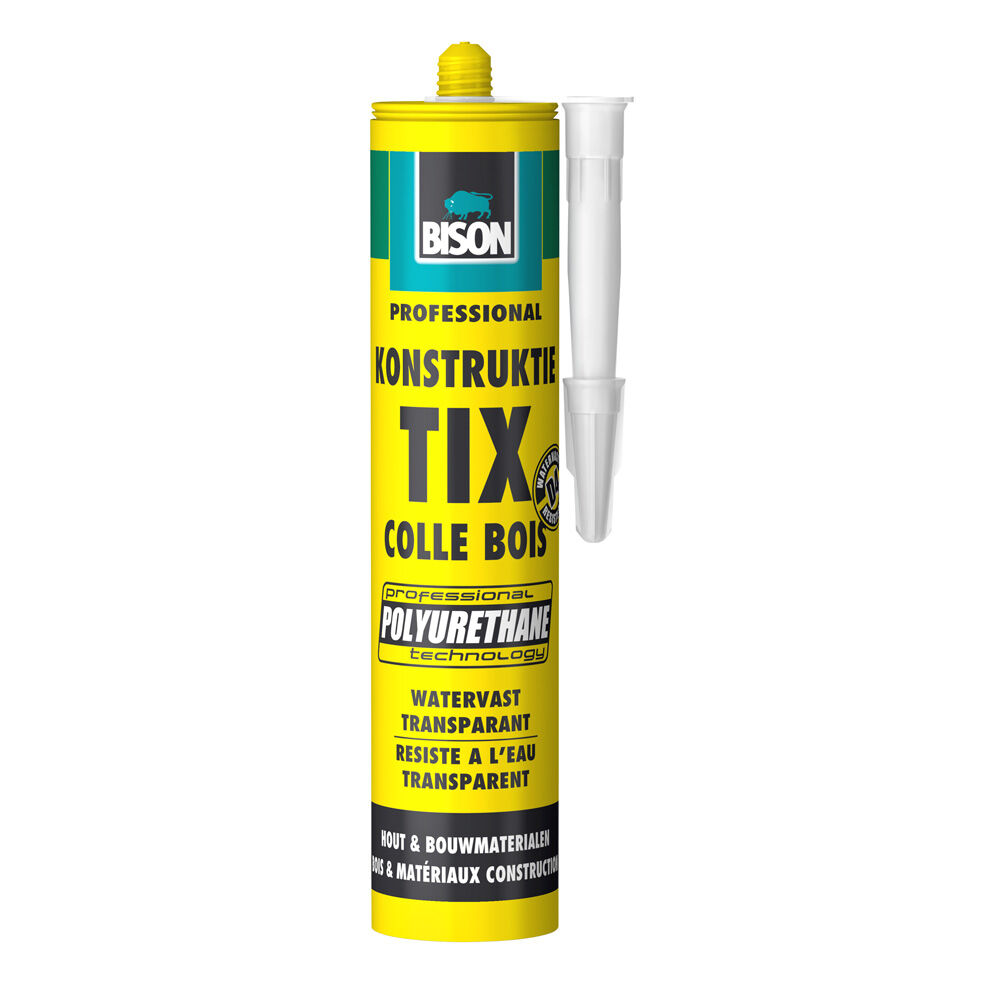 Bison Konstructie Tix - Kit - 310 Milliliter - Transparant