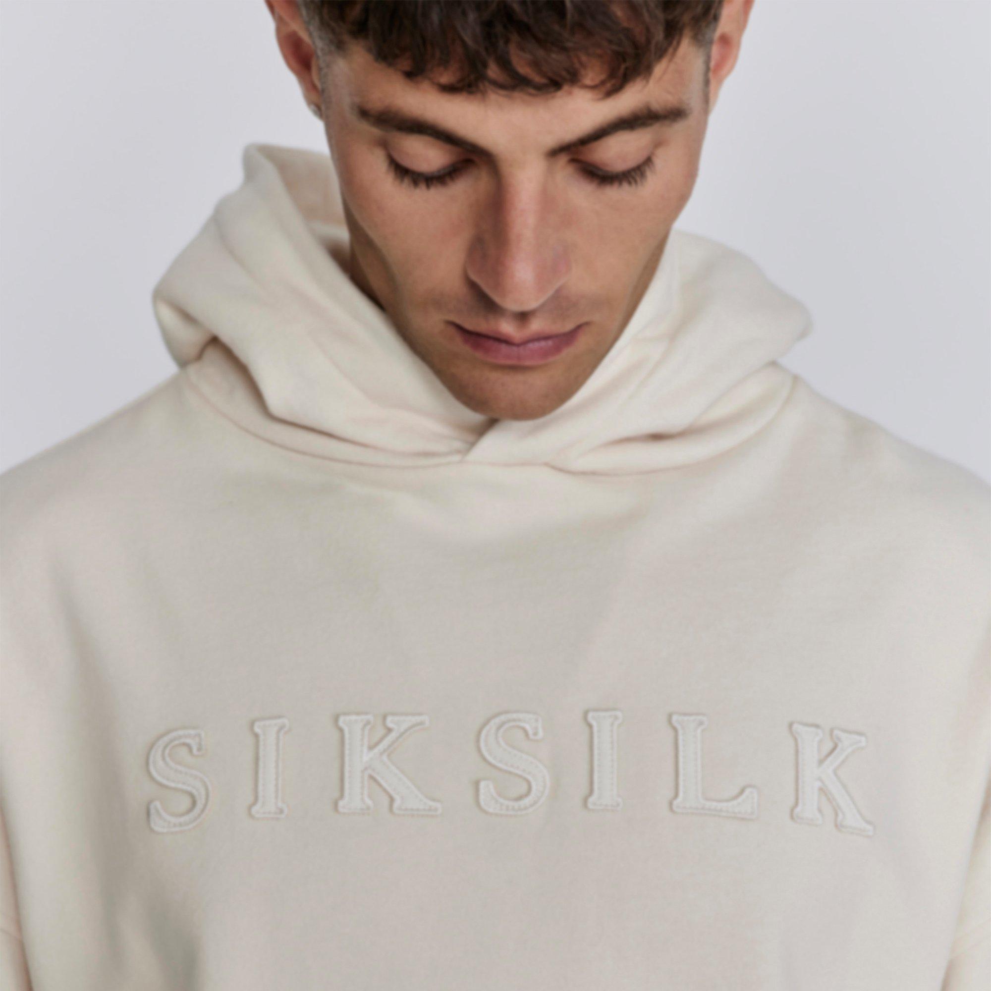 SikSilk Applique Hoodie Mens