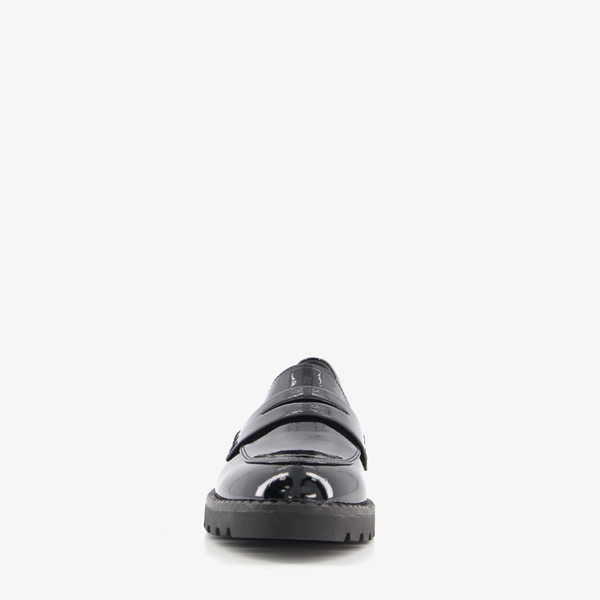 Tamaris dames lak loafers zwart