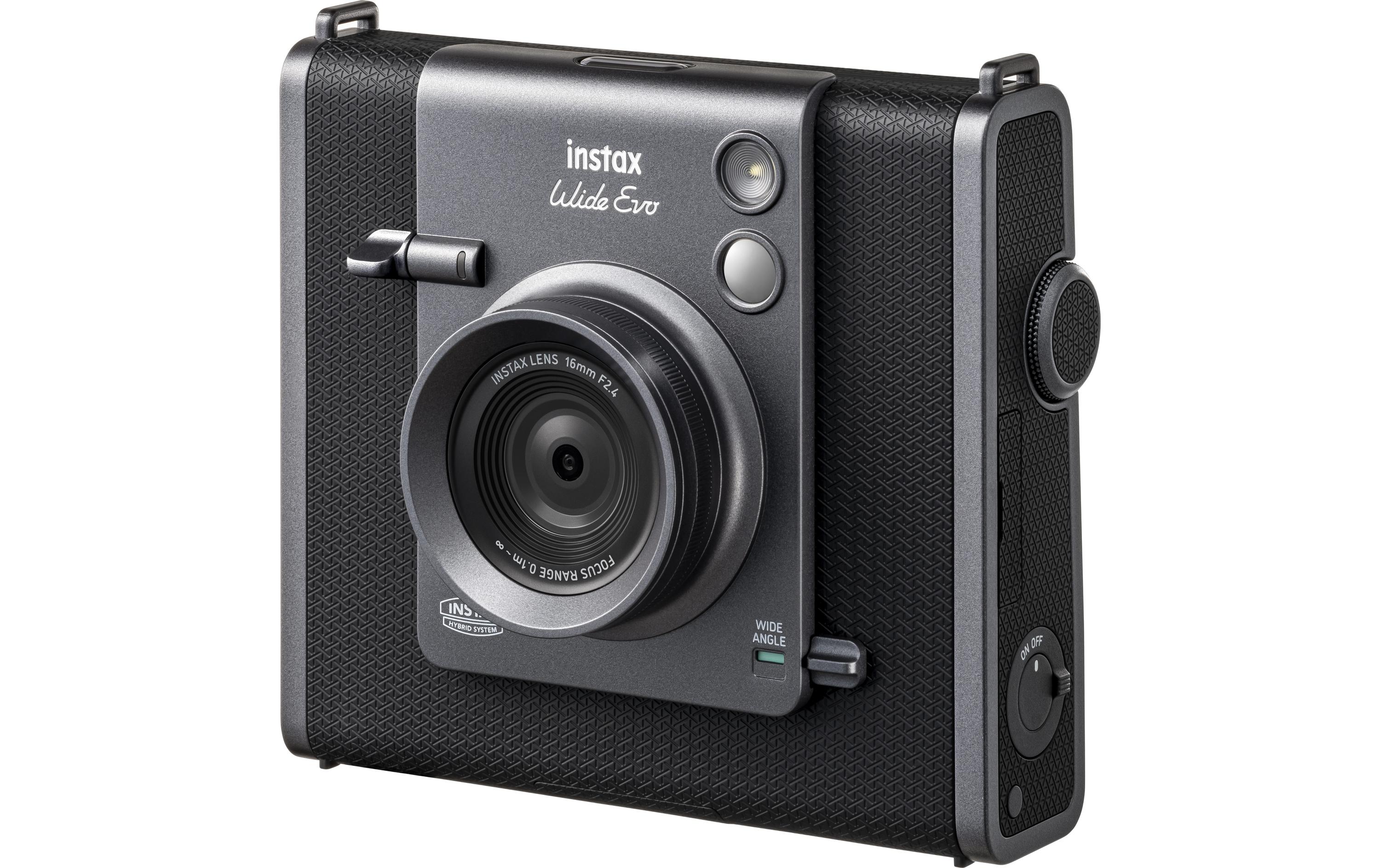 Fotokamera Instax Wide Evo Schwarz<br>Vielseitige Sofortbildkamera