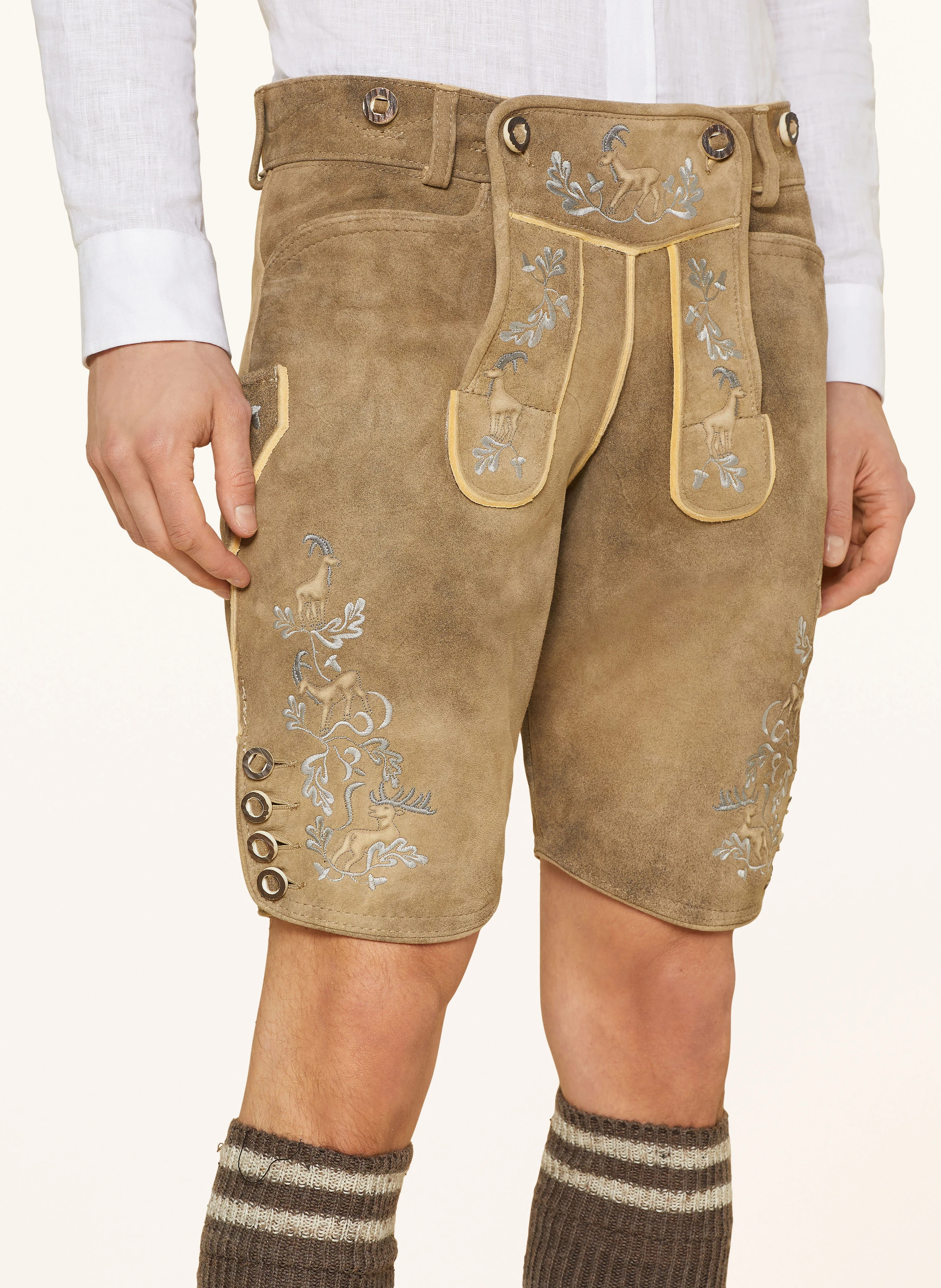 OSTARRICHI Trachten-Lederhose WILDLEBEN