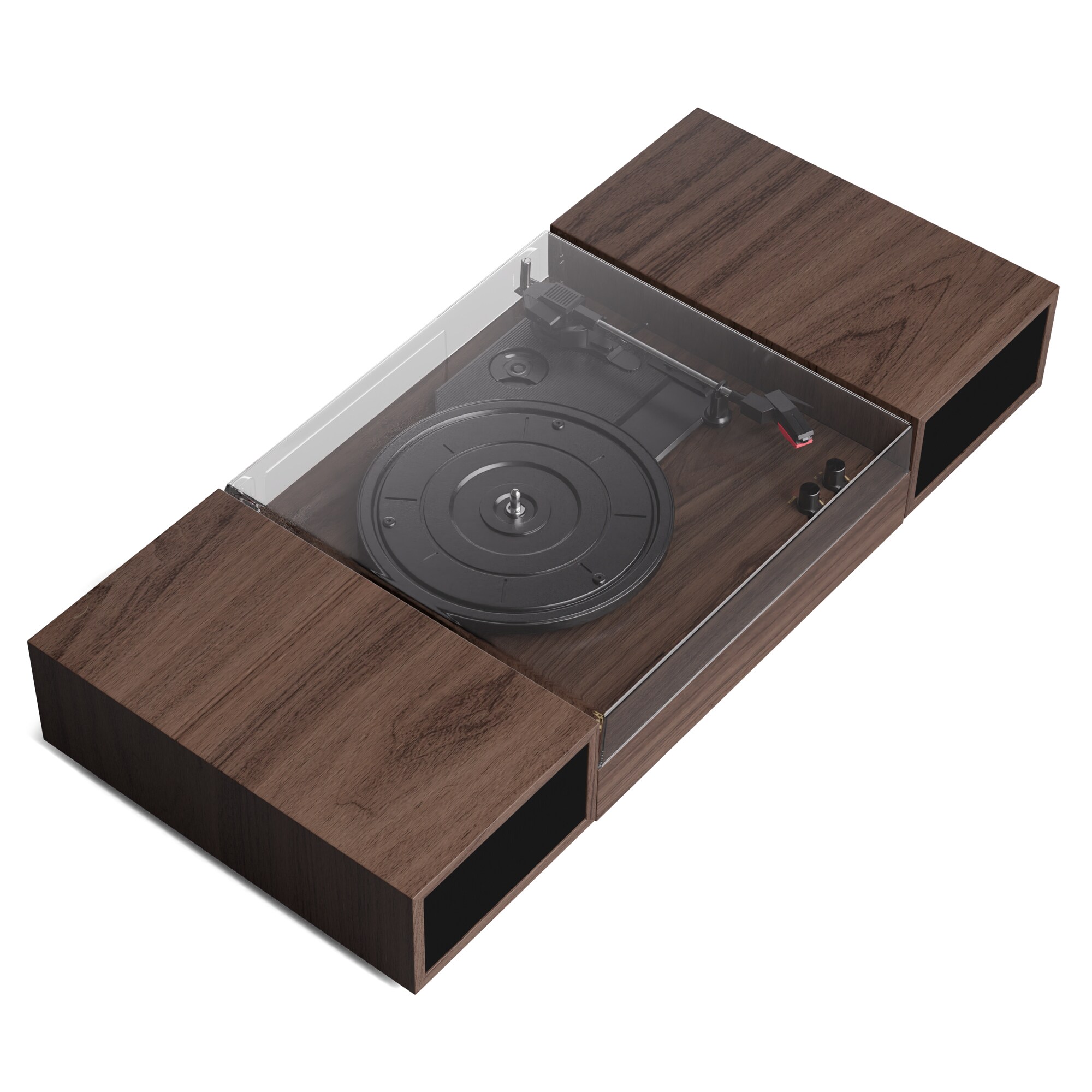 TT-Play 2x10W BT RCA-Out 3 speed Plattenspieler Schallplattenspieler 3 Geschwindigkeiten Bluetooth