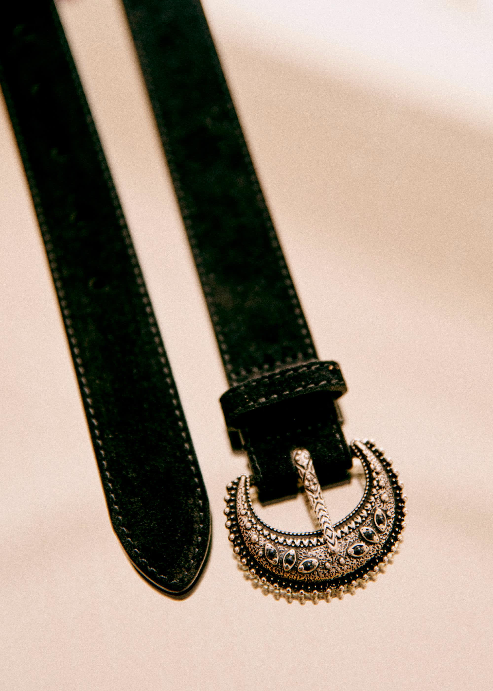 Ceinture Fine Louve - Noir - E-SHOP/CEINTURES 5905914