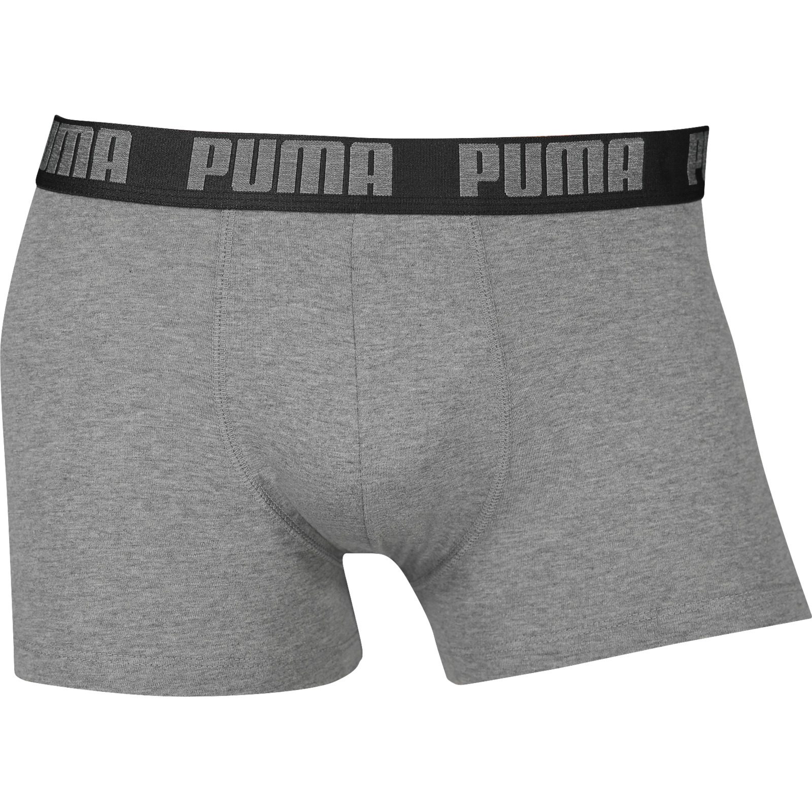 Puma Herren-Boxershorts Basic, 2 Stück S, dunkelgrau