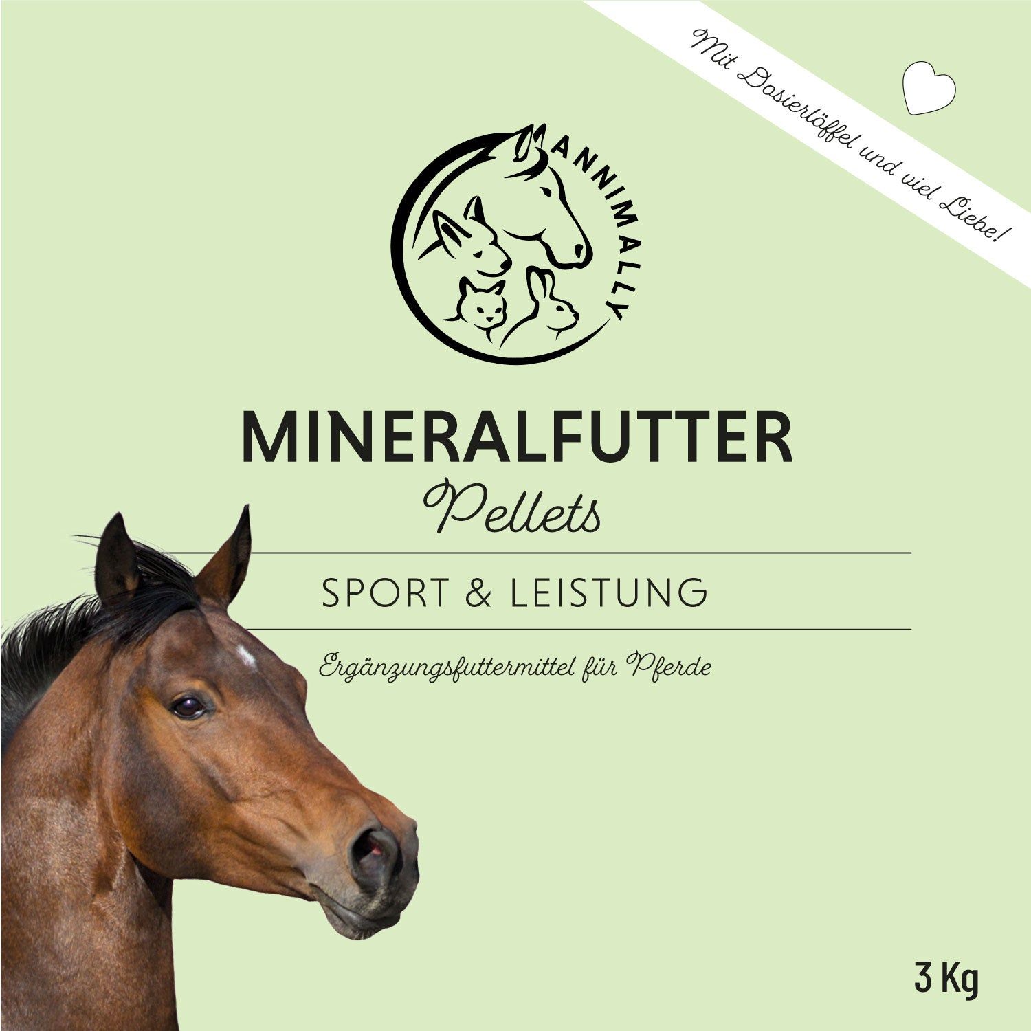 Annimally Mineralfutter Pellets Sport & Leistung
