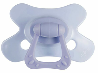 Difrax Fopspeen Natural 6  Maanden SE Lilac Amethyst 1ST