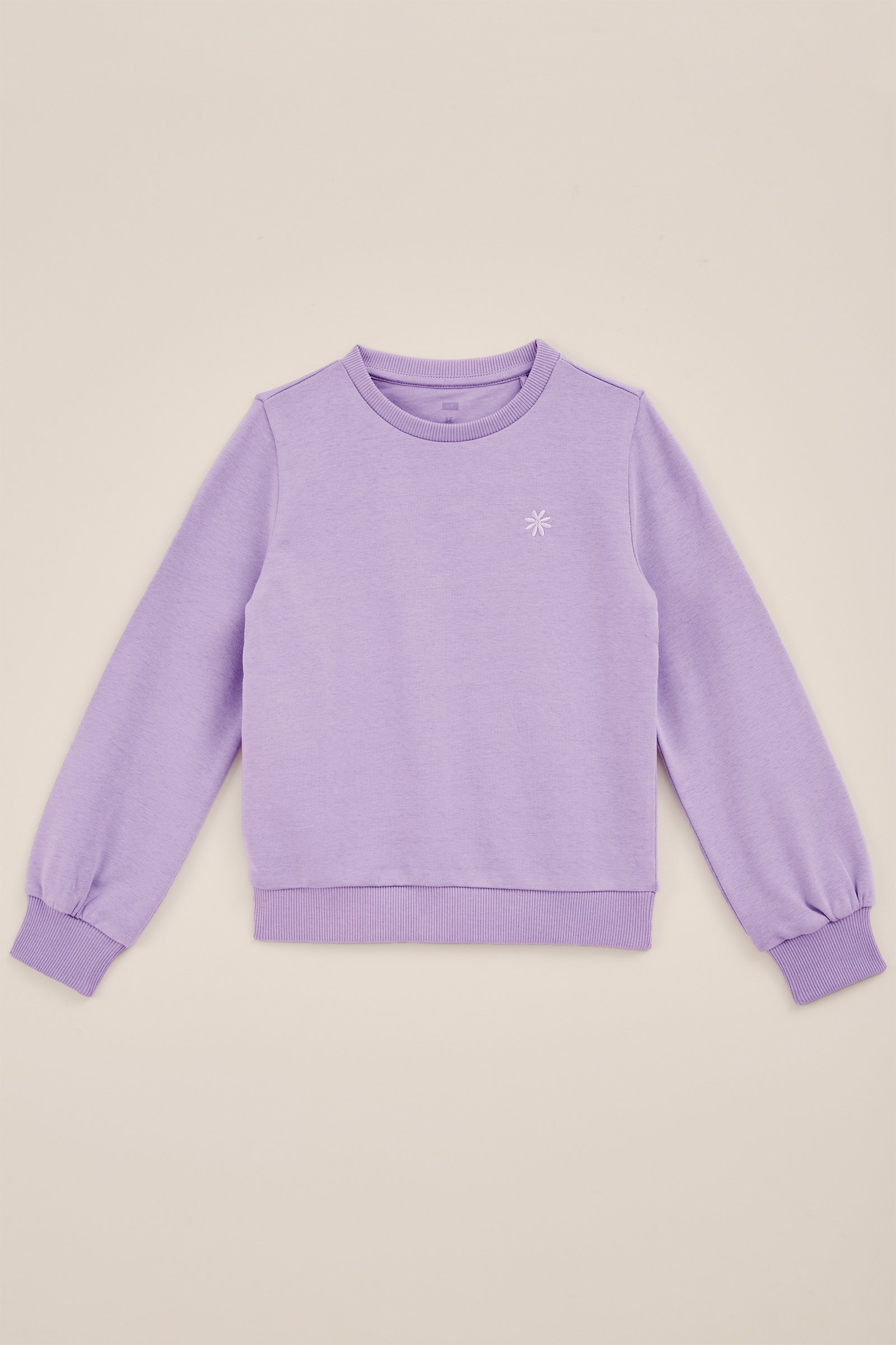 Meisjes sweater met embroidery WE Fashion Lila