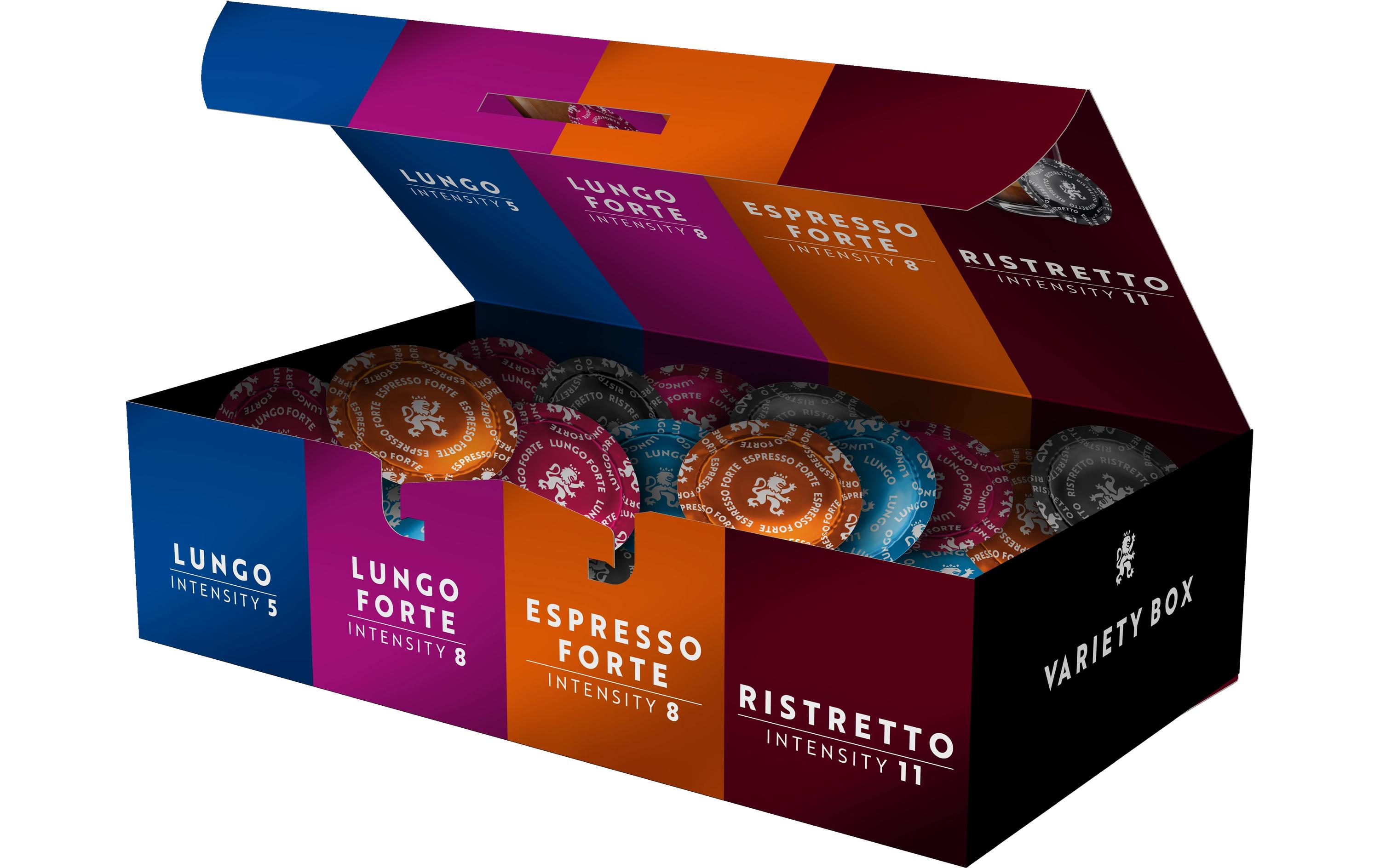 Professional Pads Variety Box Rainforest Alliance 40 StückHochwertige Kollektion mit Nespresso Professional Pads